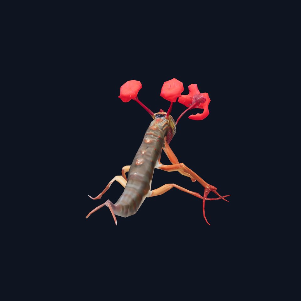 Floral Insect Fantasy model pack